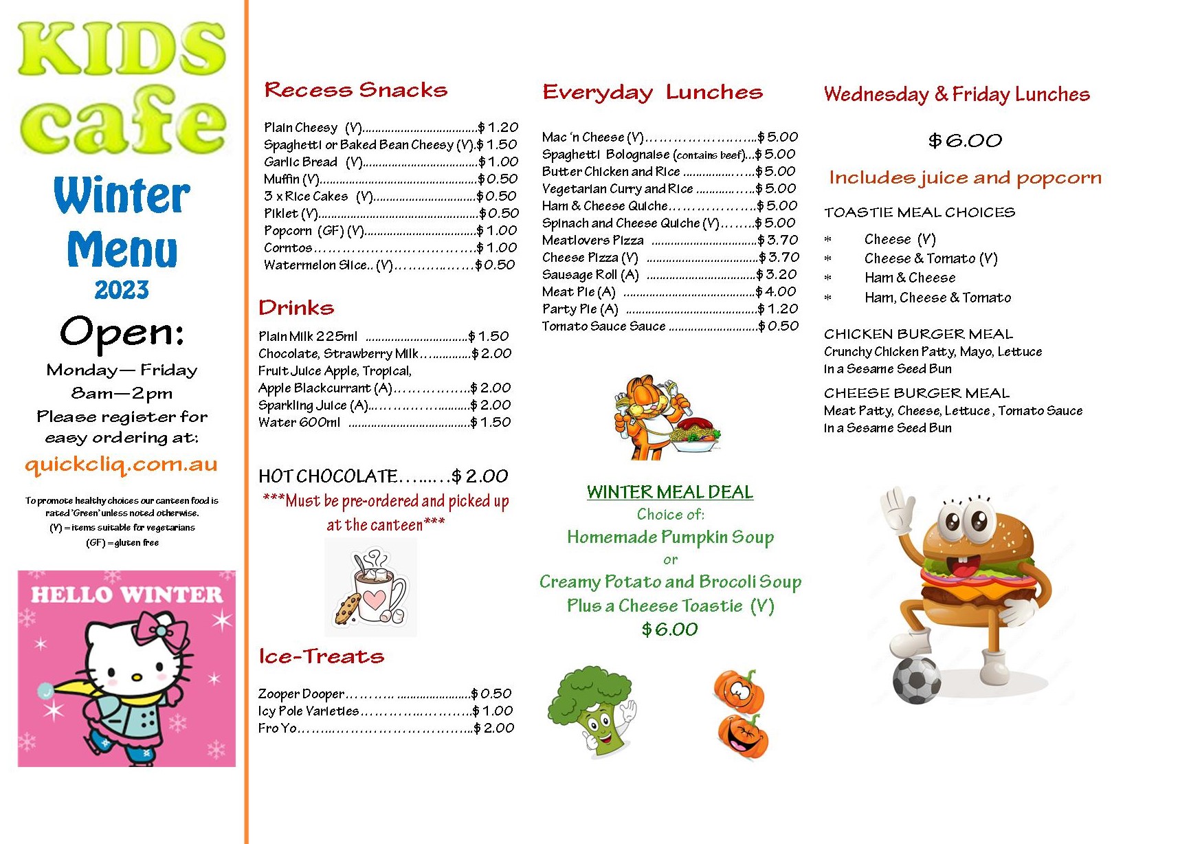 CANTEEN Rostrata Primary School